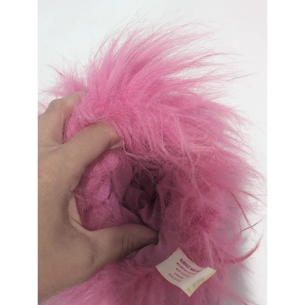 Tyco Lil Fursons Plush Kids Small Pink Purple 1995 Vintage Hearts 6